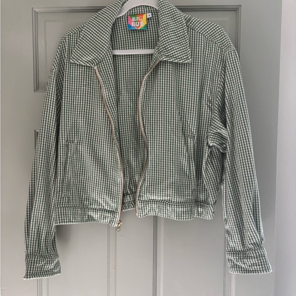 Big Bud Press Green Checkered Women's Jacket